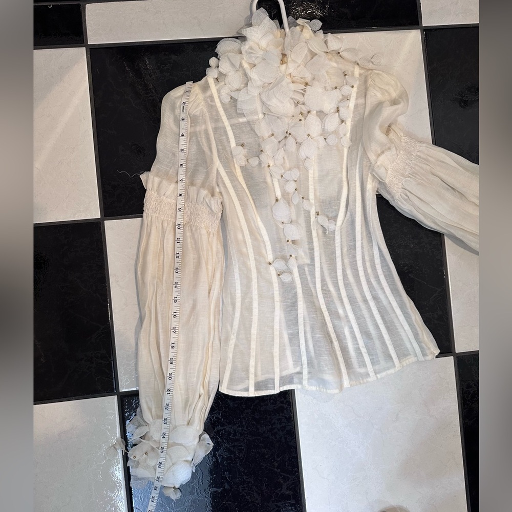 ZIMMERMANN BOTANICA WATTLE BLOUSE - SIZE 0 - Picture 15 of 15